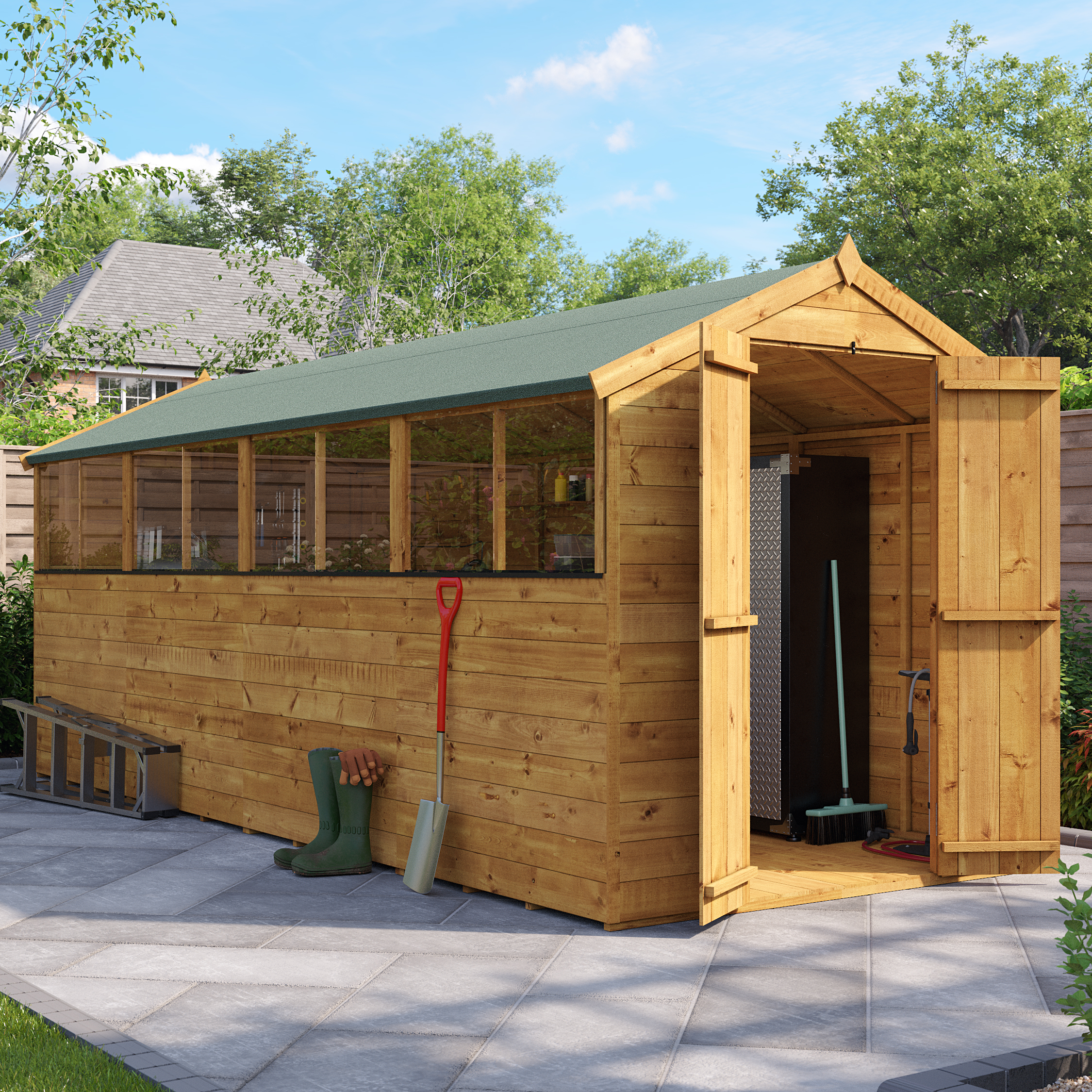Click to view product details and reviews for Billyoh Master Tongue And Groove Apex Shed 16x6 Tg Apex Windowed.